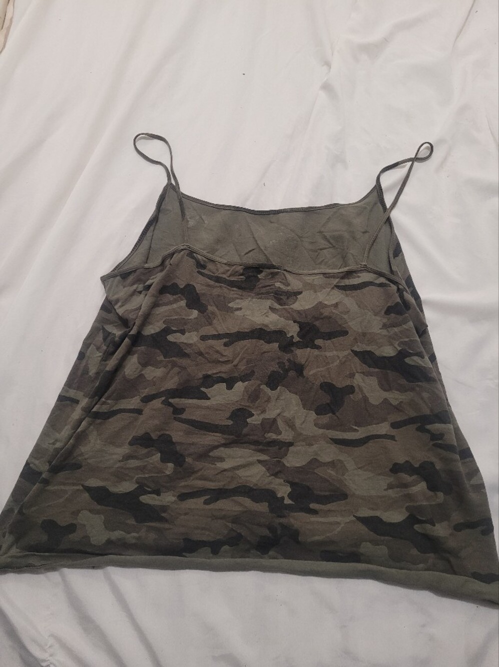 George Olive Green Camo Slip Tank